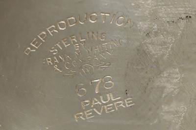 Lot 604 - Silber Fußschale nach der Paul Revere "Punch Bowl"