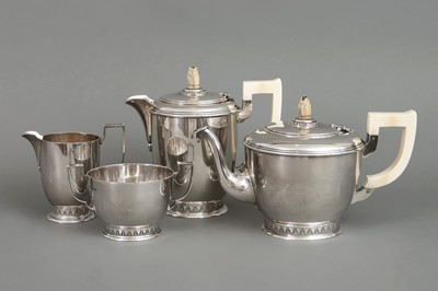 Lot 651 - ROBINSON & CO. LTD. (London) Silber Kaffee- und Teeservice