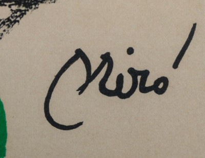 Lot 1746 - JOAN MIRÓ (1893 Barcelona - 1983 Palma de Mallorca)