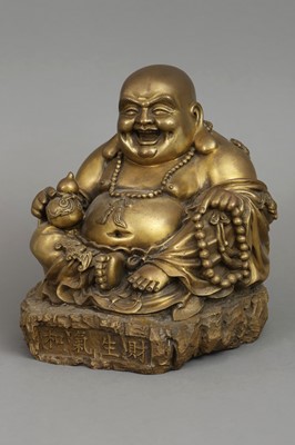 Lot 105 - Chinesische Messingfigur "Lachender Buddhai"