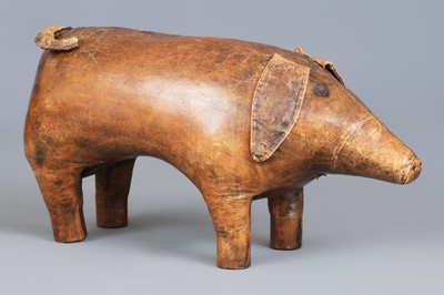 Lot 1013 - DIMITRI OMERSA (1927-1975) für Abercrombie&Fitch Sitzhocker "Pig"