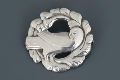 Lot 653 - GEORG JENSEN (Denmark) Silber Brosche No. 165