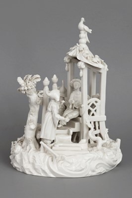 Lot 292 - NYMPHENBURG Porzellanfigur "Chinoiserie Pavillon"