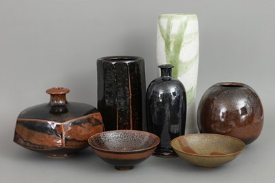 Lot 335 - 7 HORST KERSTAN (1941-2005) Künstlerkeramik Gefäße