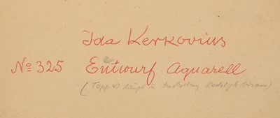 Lot 1299 - IDA KERKOVIUS (1879 Riga/Russisches Kaiserreich - 1970 Stuttgart)