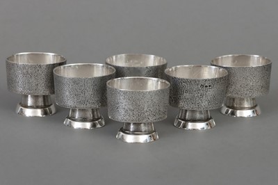 Lot 541 - 6 Silber Gewürzschälchen/ Schnapsbecher