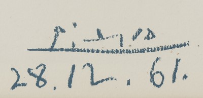 Lot 1422 - PABLO PICASSO (1881 Málaga - 1973 Mougins)