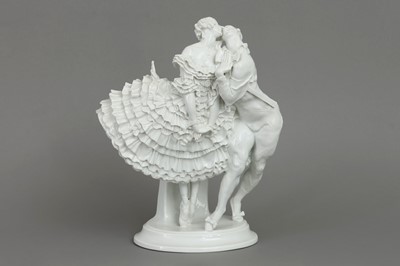 Lot 280 - MEISSEN Porzellanfigur "Harlekin und Columbine" aus dem Russischen Ballett