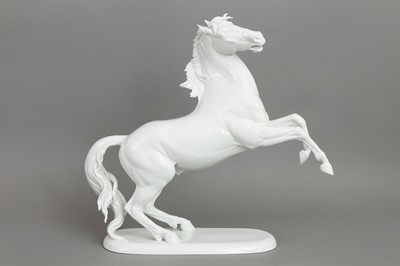 Lot 287 - ROSENTHAL Porzellanfigur "Steigendes Pferd"