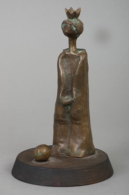 Lot 1120 - EVA DE MAIZIÈRE (1905-2003) Bronzefigur "Prinzessin mit Kugel"