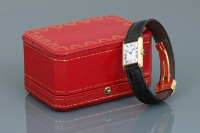 Lot 621 - CARTIER (Paris) Damenarmbanduhr "Tank Louis Cartier"