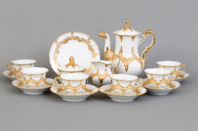 Lot 258 - MEISSEN Porzellan Mokkaservice