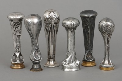 Lot 821 - 6 Petschaften des Jugendstil