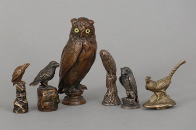 Lot 823 - 6 Petschaften mit Vogelfiguren