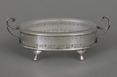 Lot 527 - Kleine LANSON LTD. (Birmingham) Silber Anbietschale