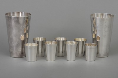 Lot 538 - 9 variierende Silber Becher