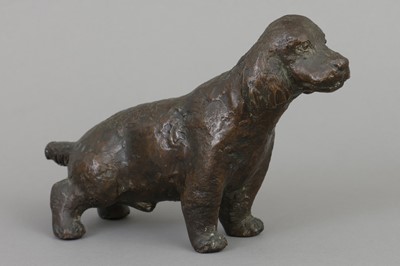 Lot 1156 - Bronzefigur "Cocker Spaniel"