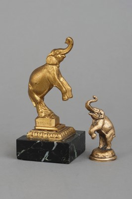 Lot 790 - 2 Petschaften mit Elefantenfiguren